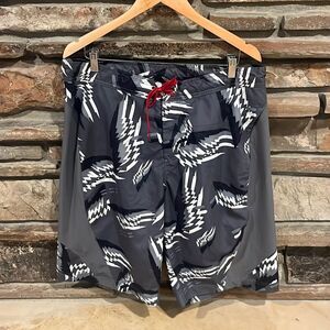 Jordan Long Grey Board Shorts